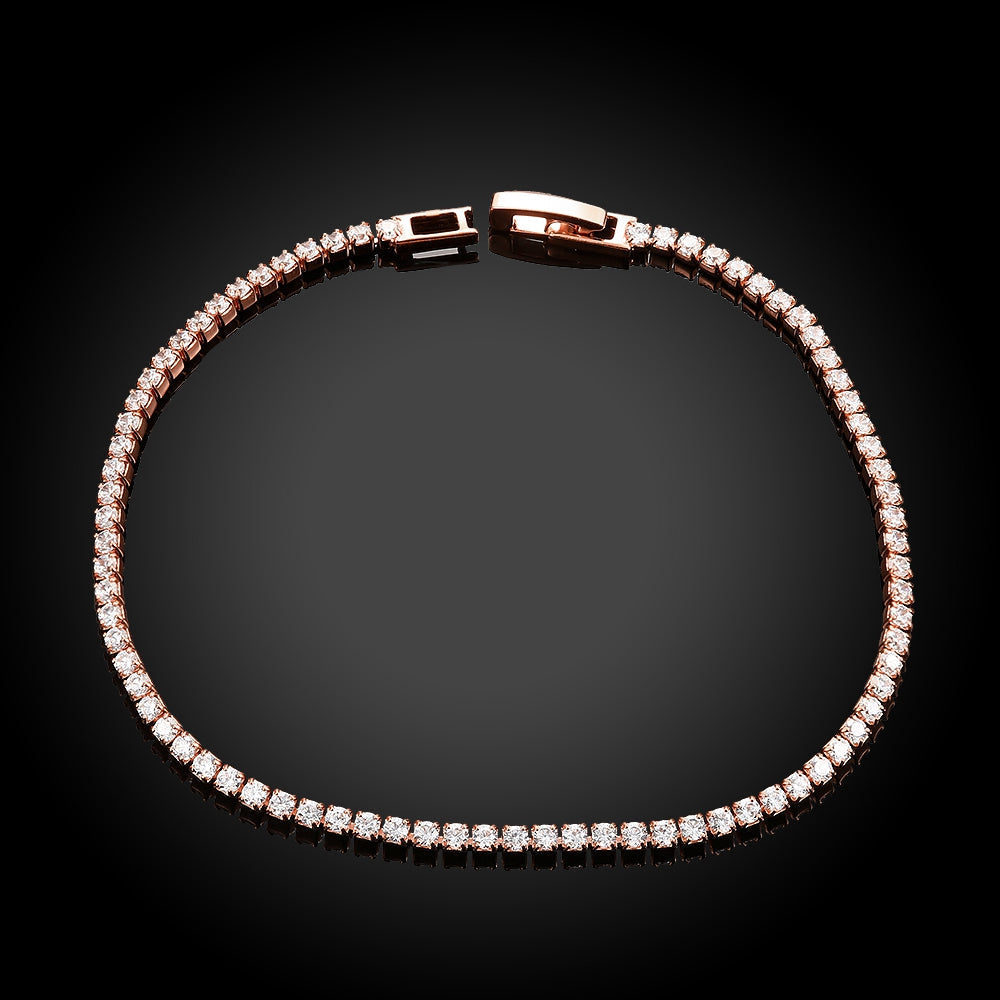 8.00 CTTW Certified Gemstone Tennis Bracelet in 18K Gold Plating - 15 Options