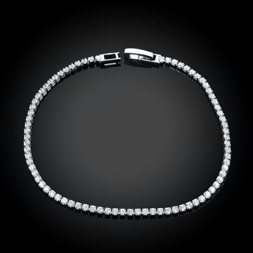 8.00 CTTW Certified Gemstone Tennis Bracelet in 18K Gold Plating - 15 Options