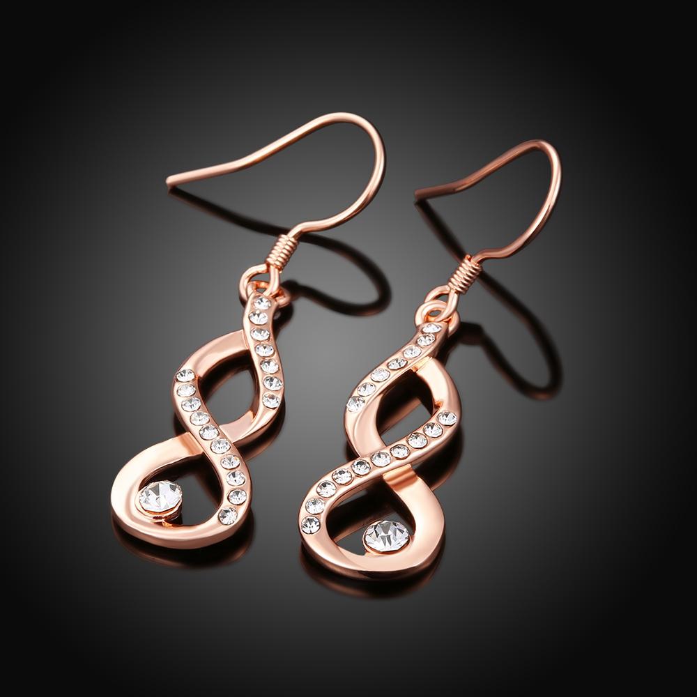 Dangling Infinity Earrings Made with Swarovski Elements, Earring, ALILY , ALILY jewelryjewelry deals, swarovski crystal jewelry, groupon jewelry,, jewelry for mom,