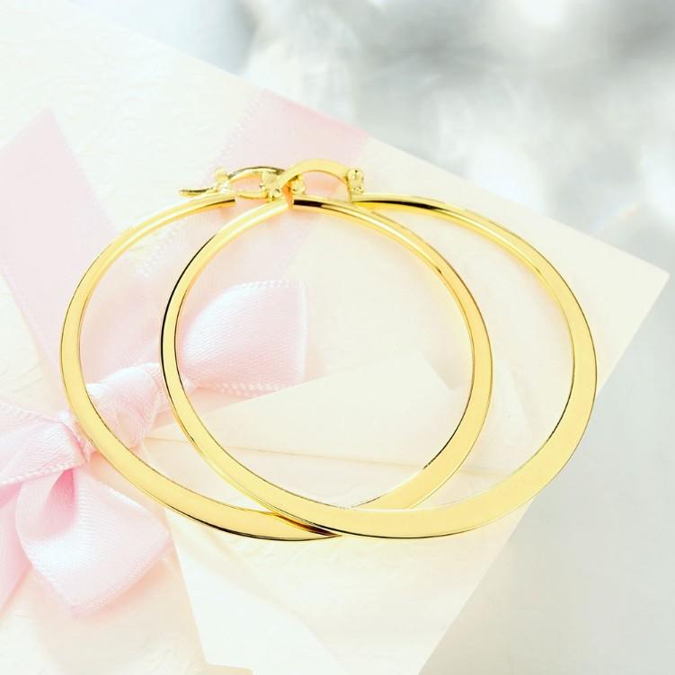 60mm 18K Gold Plated Hoop Earrings, Earring, ALILY , ALILY jewelryjewelry deals, swarovski crystal jewelry, groupon jewelry,, jewelry for mom,