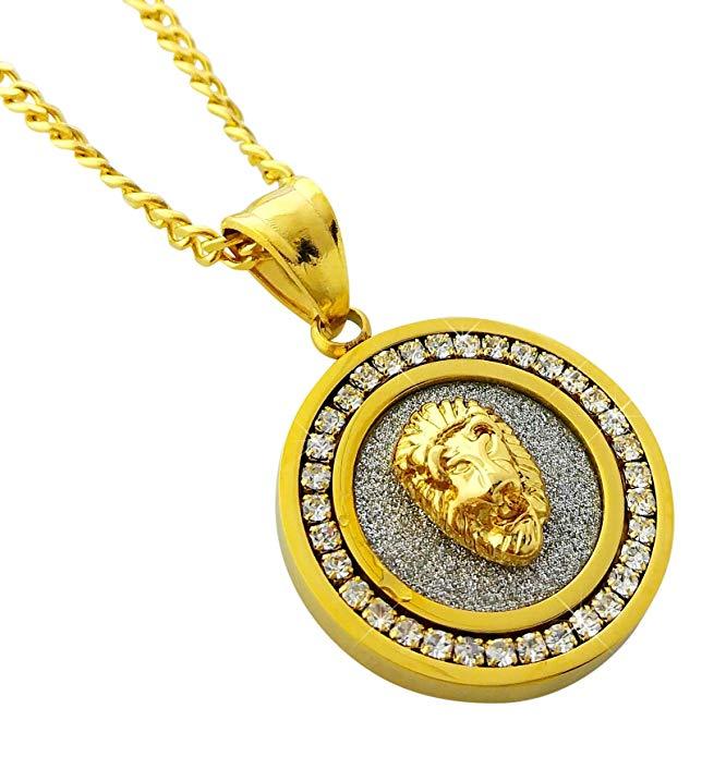 Father's Day! Circular Inspirational Pendant Necklace in 14K Gold - Four Options Available, Necklace, ALILY , ALILY jewelryjewelry deals, swarovski crystal jewelry, groupon jewelry,, jewelry for mom,