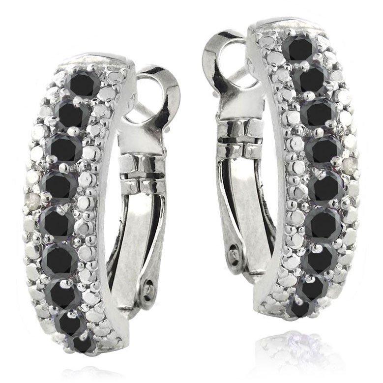 5.55 CTTW Gemstone Lining Earrings in 18K White Gold- Five Options, , ALILY , ALILY jewelryjewelry deals, swarovski crystal jewelry, groupon jewelry,, jewelry for mom,