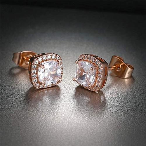 2 Pairs: Swarovski Elements Halo 18k Gold Plated Studs - 3 Finishes, , ALILY , ALILY jewelryjewelry deals, swarovski crystal jewelry, groupon jewelry,, jewelry for mom,