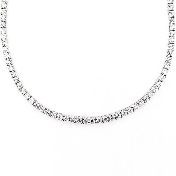 55 CTTW Swarovski Elements Tennis Necklace Set in 18K Gold (Multiple Options), , ALILY , ALILY jewelryjewelry deals, swarovski crystal jewelry, groupon jewelry,, jewelry for mom,