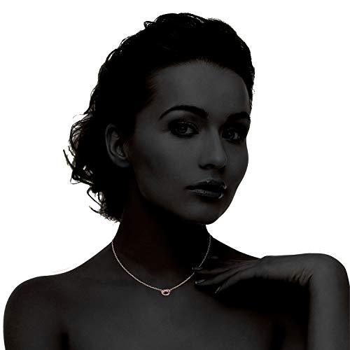 Trendy Twist Necklace 18" - 14K Rose Gold Plated