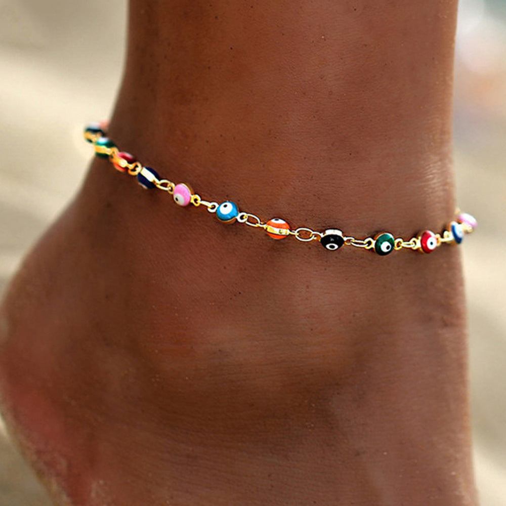 Women's Summer Anklet in 18K Gold Plated 18+ Styles Available to Chose From