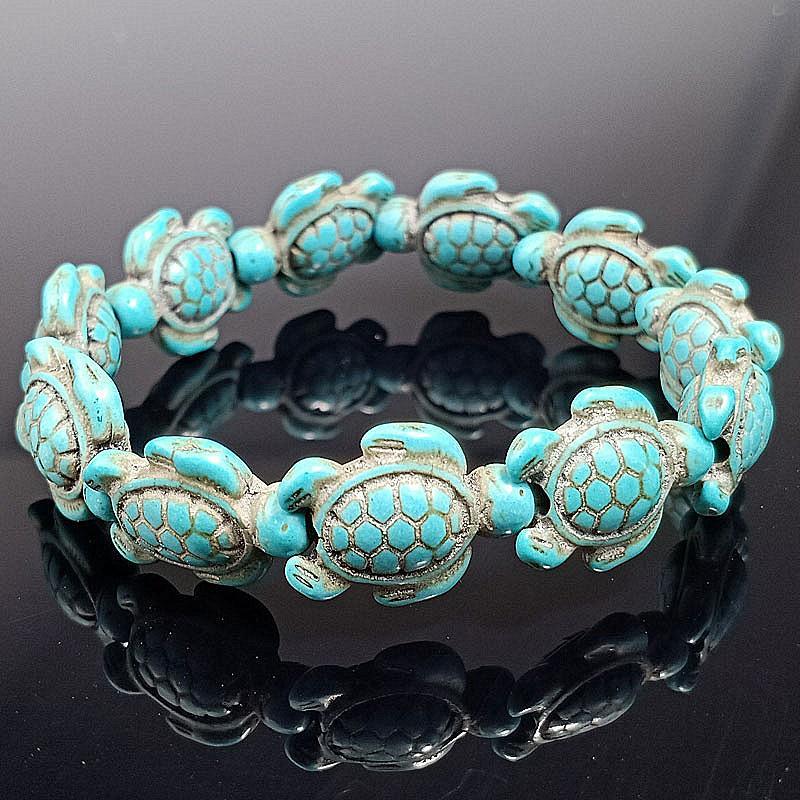 Save the Turtles Stretch Bracelet - 2 Colors - ALILY