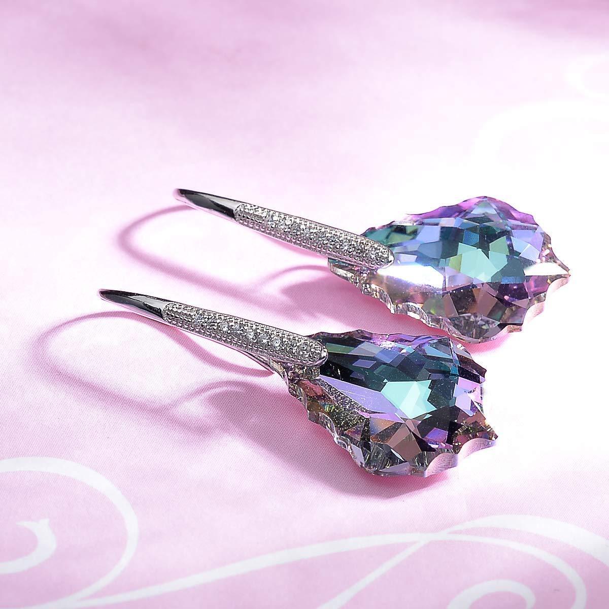 Baroque Drop Changing Color Drop Earring - ALILY