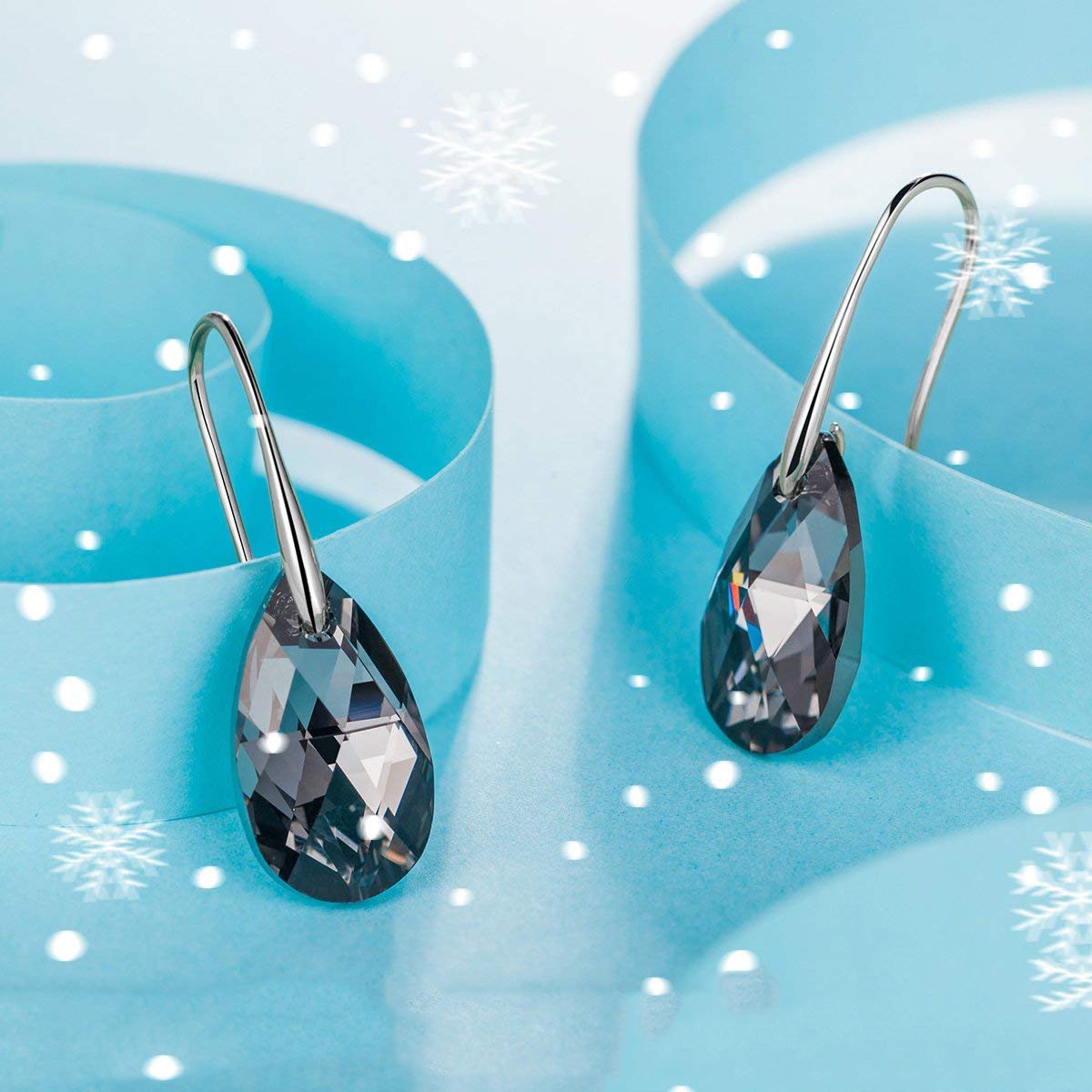Vivid Light Crystal Drop Earring - ALILY