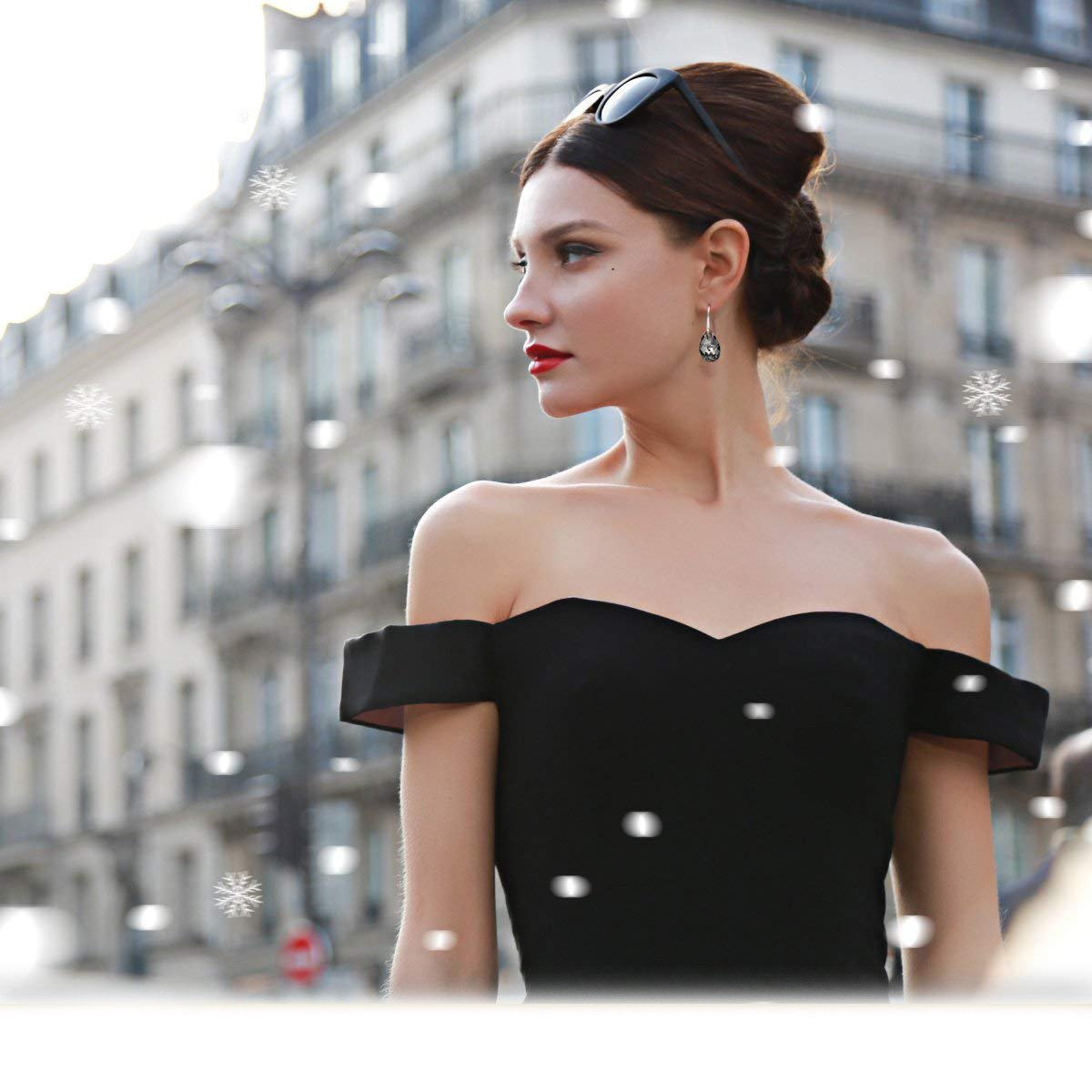 Vivid Light Crystal Drop Earring - ALILY