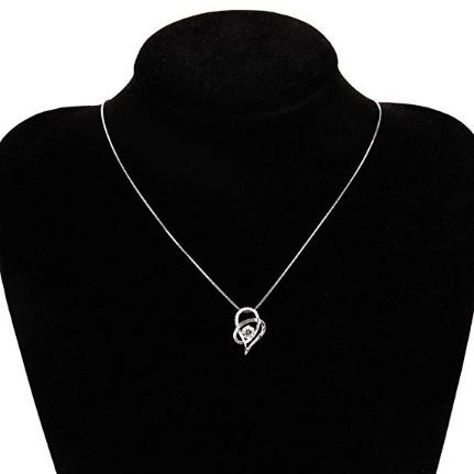I Love You Necklace in Silver - ALILY www..com fashion jewelry for women
