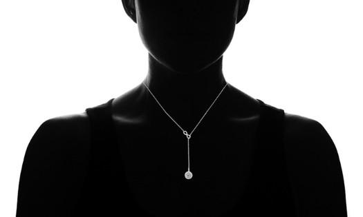 Infinity Y Necklace made with Swarovski Elements in Sterling Silver - ALILY www..com fashion jewelry for women