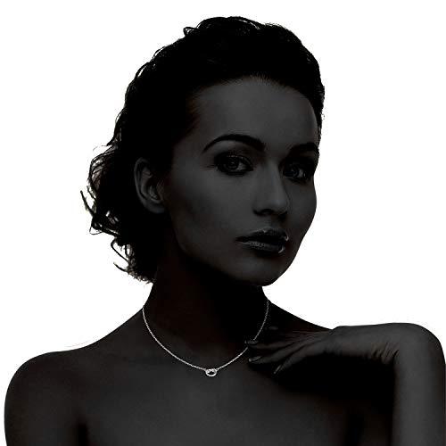 Trendy Twist Necklace 18" - 14K White Gold Plated
