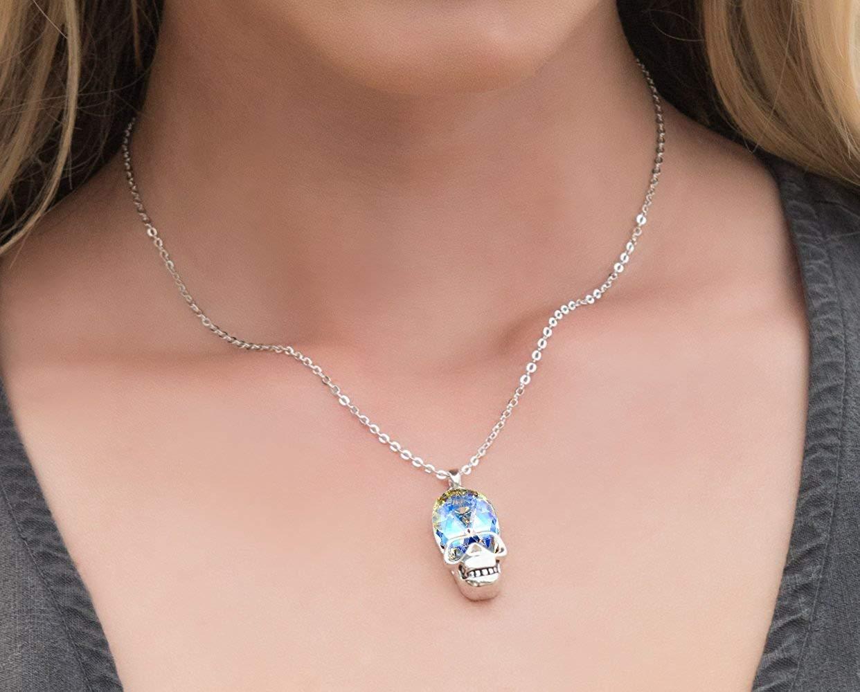 Aurora Borilles Skull Necklace - ALILY