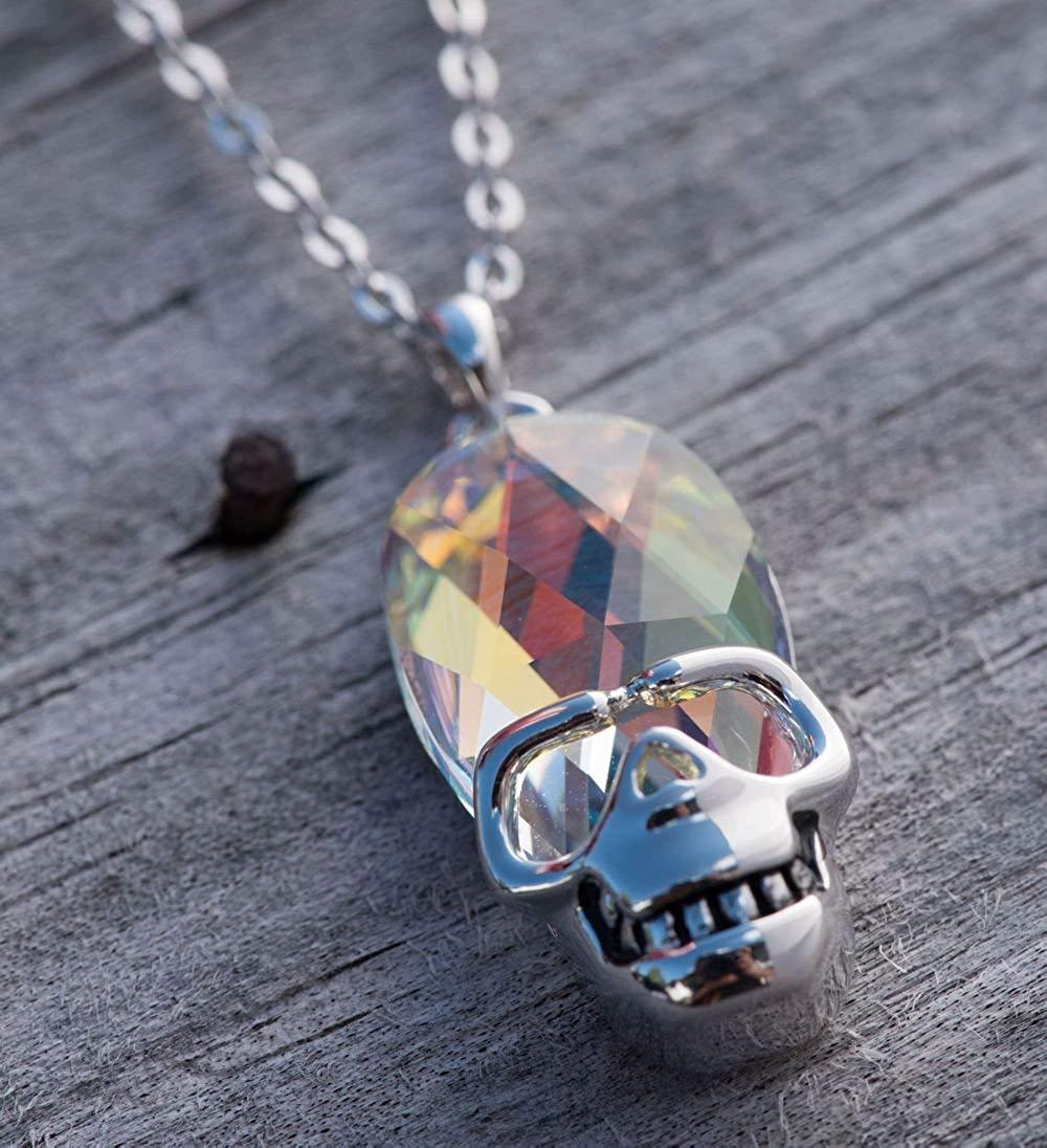 Aurora Borilles Skull Necklace - ALILY