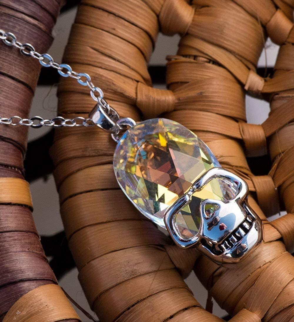 Aurora Borilles Skull Necklace - ALILY