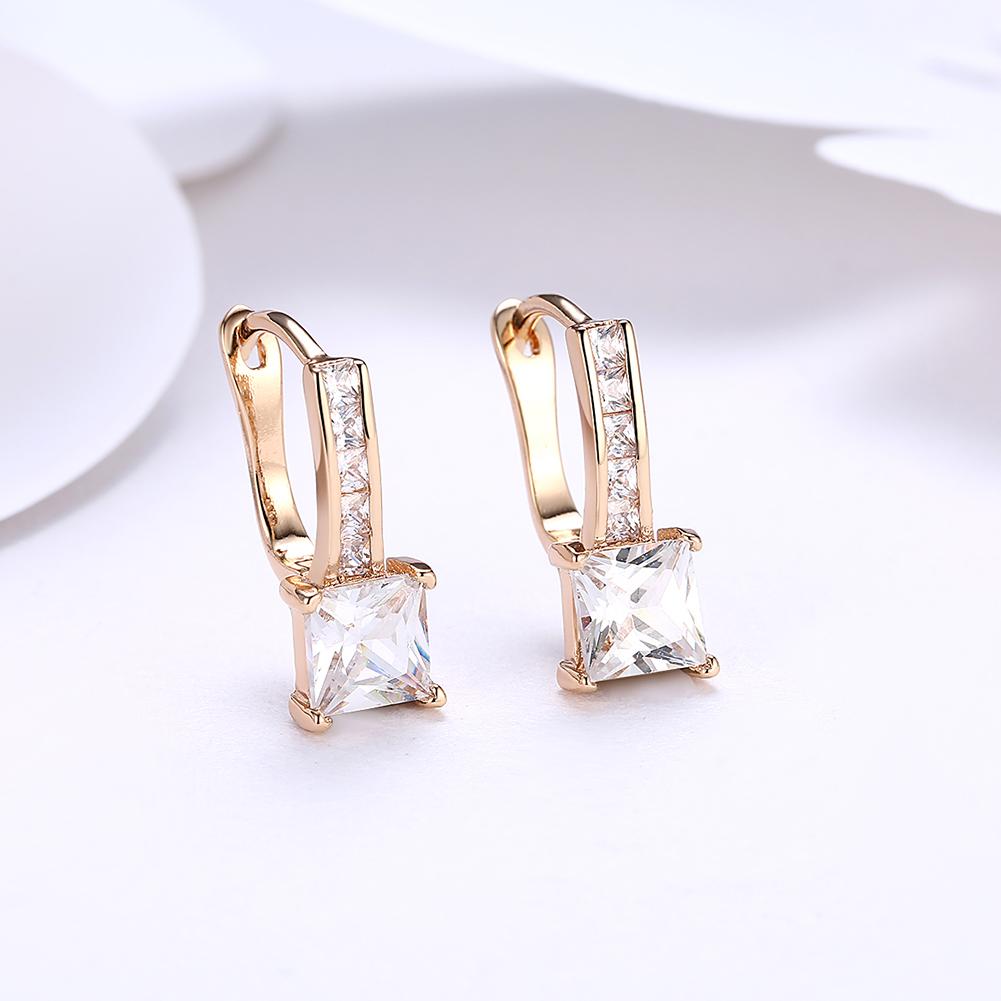 Princess Cut Pav'e Elements in 14K Gold