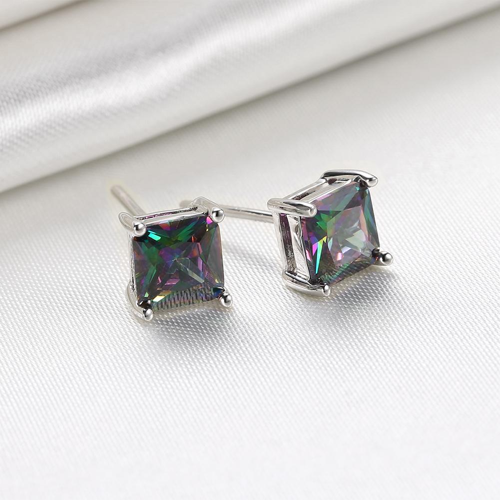 Classic Shaped Mystic Topaz Stud Earrings, Earring, ALILY , ALILY jewelryjewelry deals, swarovski crystal jewelry, groupon jewelry,, jewelry for mom,
