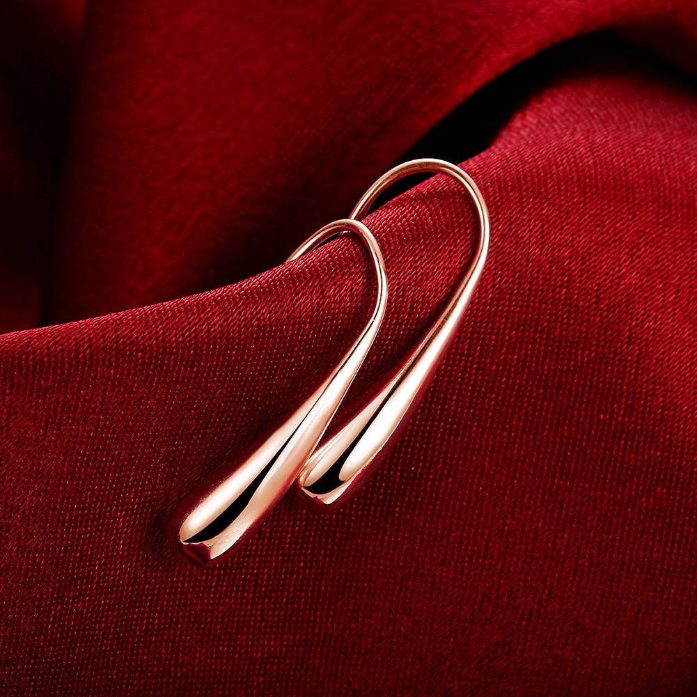 Fish Hook Hoop Earrings in Gold, Rose Gold, White Gold, , ALILY , ALILY jewelryjewelry deals, swarovski crystal jewelry, groupon jewelry,, jewelry for mom,