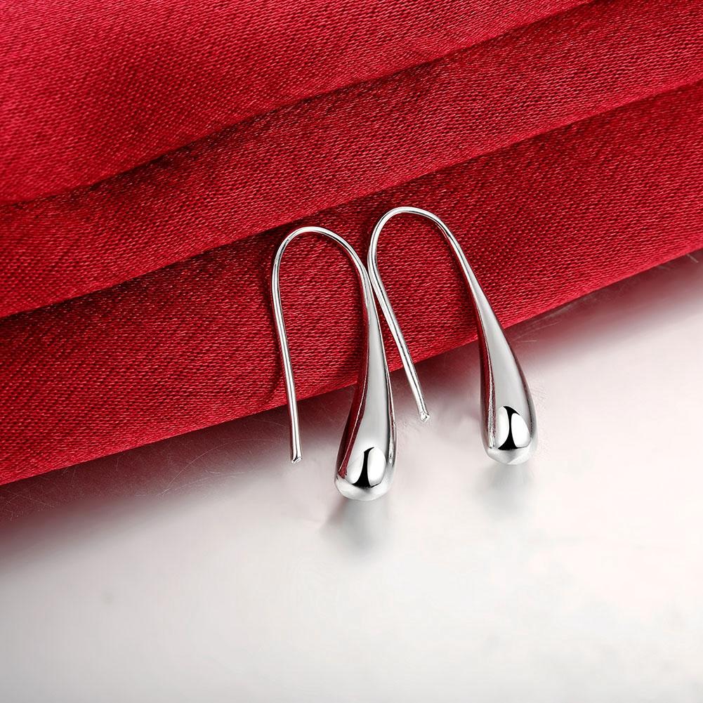 Fish Hook Hoop Earrings in Gold, Rose Gold, White Gold, , ALILY , ALILY jewelryjewelry deals, swarovski crystal jewelry, groupon jewelry,, jewelry for mom,