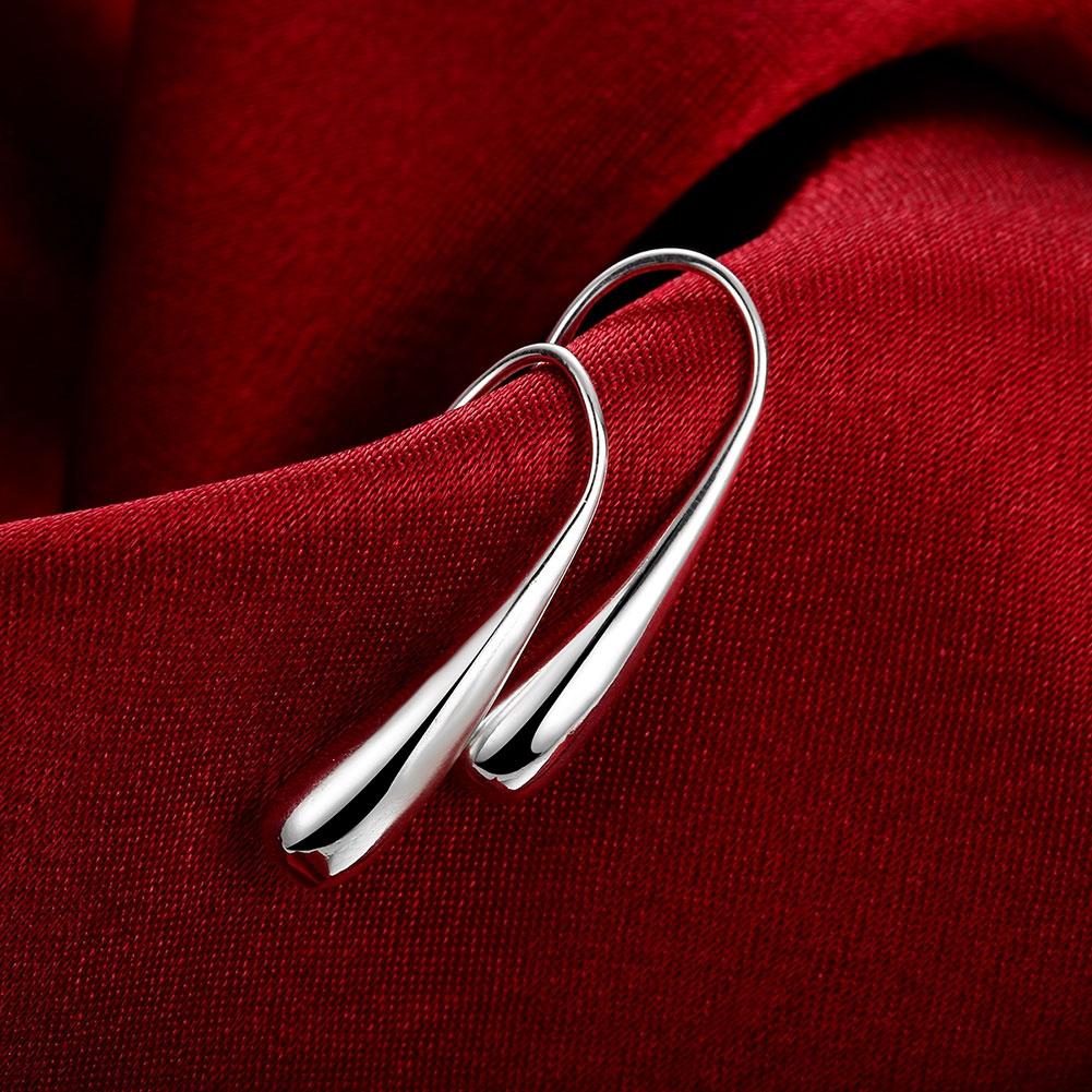 Fish Hook Hoop Earrings in Gold, Rose Gold, White Gold, , ALILY , ALILY jewelryjewelry deals, swarovski crystal jewelry, groupon jewelry,, jewelry for mom,