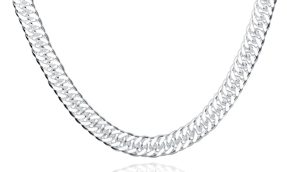 Durable Classic Men's Curb Chain Necklace - Three Options, , ALILY , ALILY jewelryjewelry deals, swarovski crystal jewelry, groupon jewelry,, jewelry for mom,