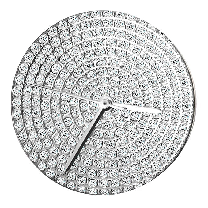 Stainless Steel 18K GOLD Plated Pave Heavy Metal Band Watch - Iced Put Diamond Watch- Bling Hip Hop - ALILY