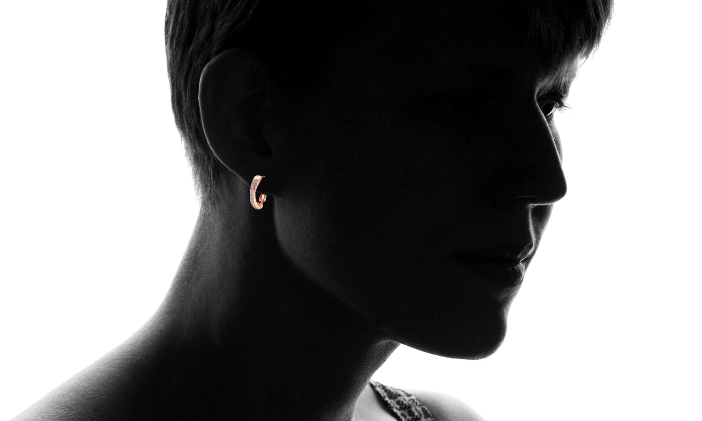 Duo Intertwined Twisted Earrings Made with Swarovski Elements, Earring, ALILY , ALILY jewelryjewelry deals, swarovski crystal jewelry, groupon jewelry,, jewelry for mom,