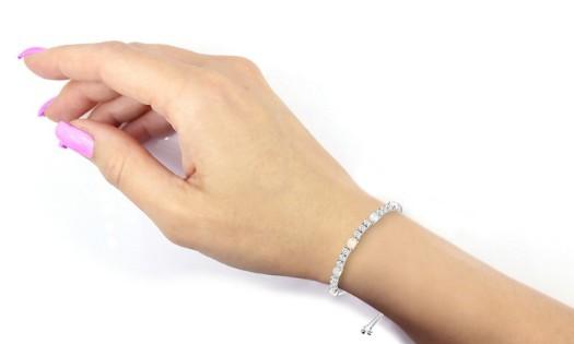 Fiery Opal Tennis Bracelet With Swarovski Crystals, , ALILY , ALILY jewelryjewelry deals, swarovski crystal jewelry, groupon jewelry,, jewelry for mom,