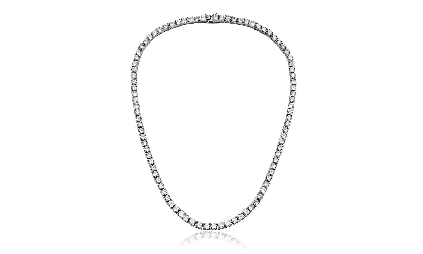 42.00 CTTW Cubic Zirconia Tennis Necklace, , ALILY , ALILY   jewelryjewelry deals, swarovski crystal jewelry, groupon jewelry,, jewelry for mom,