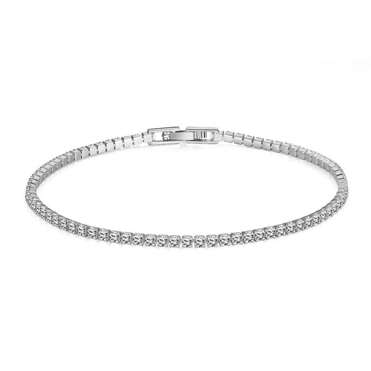8.00 CTTW White Swarovski Elements Tennis Bracelet in 18K Gold Plating - 3 Options, Bracelet, ALILY , ALILY   jewelryjewelry deals, swarovski crystal jewelry, groupon jewelry,, jewelry for mom,