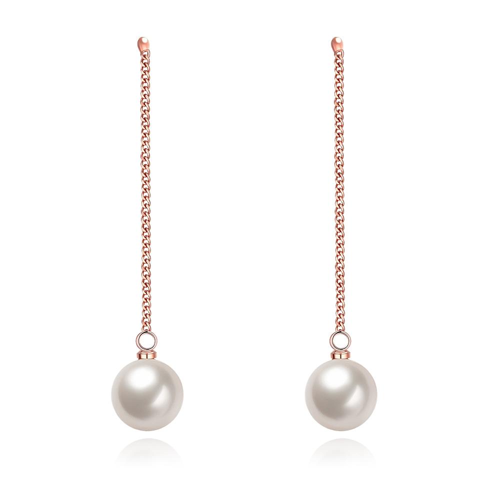Freshwater Pearl Dangling Link Earrings, Earring, ALILY , ALILY   jewelryjewelry deals, swarovski crystal jewelry, groupon jewelry,, jewelry for mom, 
