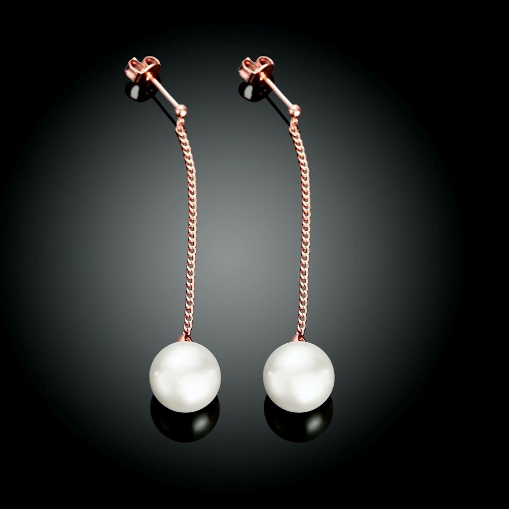 Freshwater Pearl Dangling Link Earrings, Earring, ALILY , ALILY   jewelryjewelry deals, swarovski crystal jewelry, groupon jewelry,, jewelry for mom, 