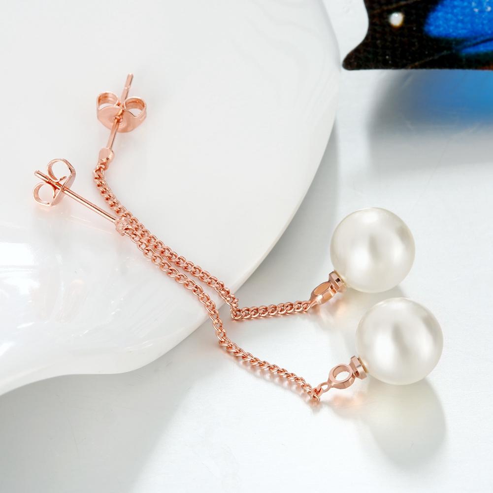 Freshwater Pearl Dangling Link Earrings, Earring, ALILY , ALILY   jewelryjewelry deals, swarovski crystal jewelry, groupon jewelry,, jewelry for mom, 