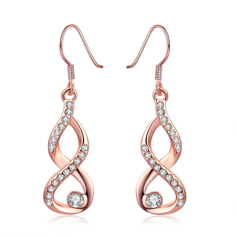 Dangling Infinity Earrings Made with Swarovski Elements, Earring, ALILY , ALILY   jewelryjewelry deals, swarovski crystal jewelry, groupon jewelry,, jewelry for mom, 