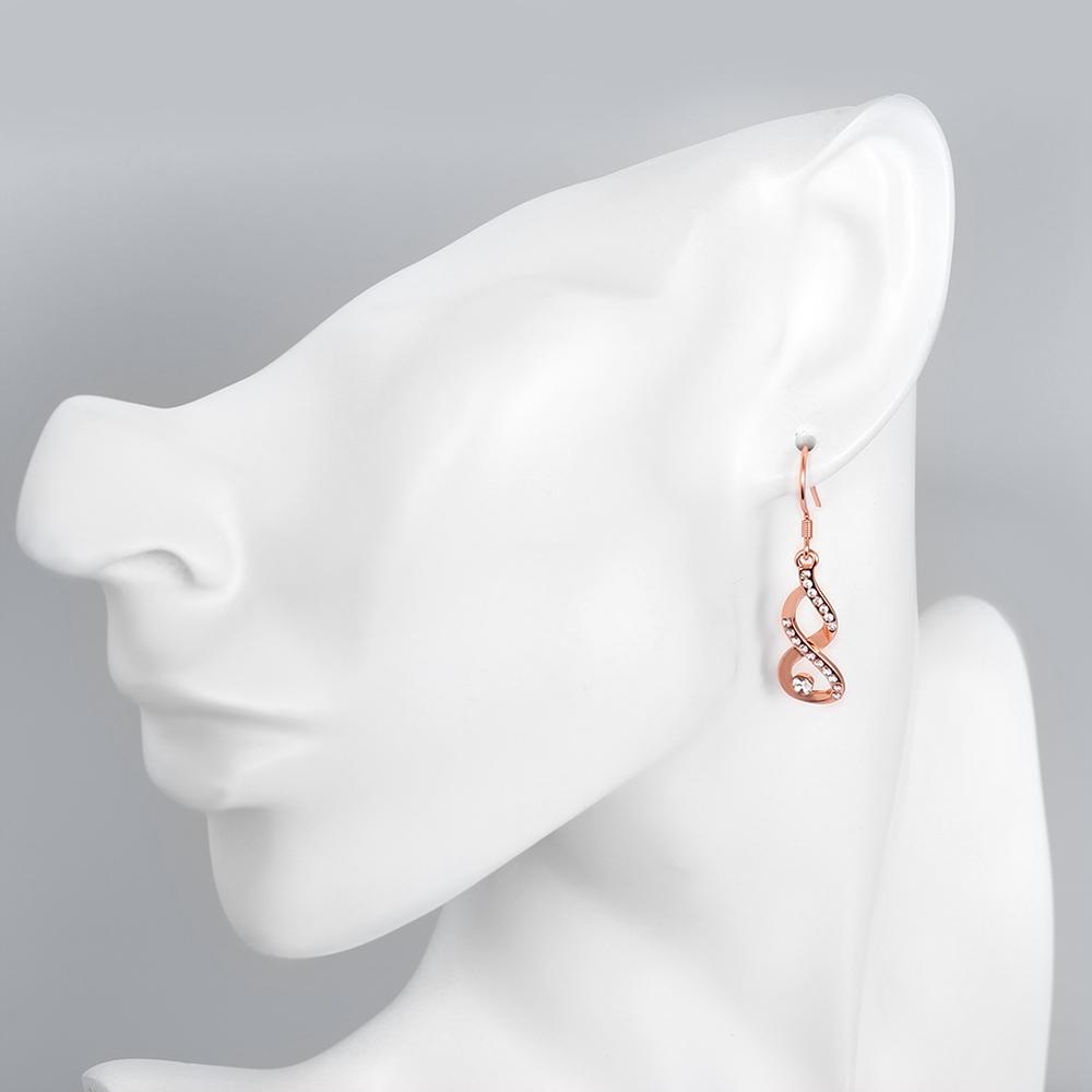 Dangling Infinity Earrings Made with Swarovski Elements, Earring, ALILY , ALILY   jewelryjewelry deals, swarovski crystal jewelry, groupon jewelry,, jewelry for mom, 