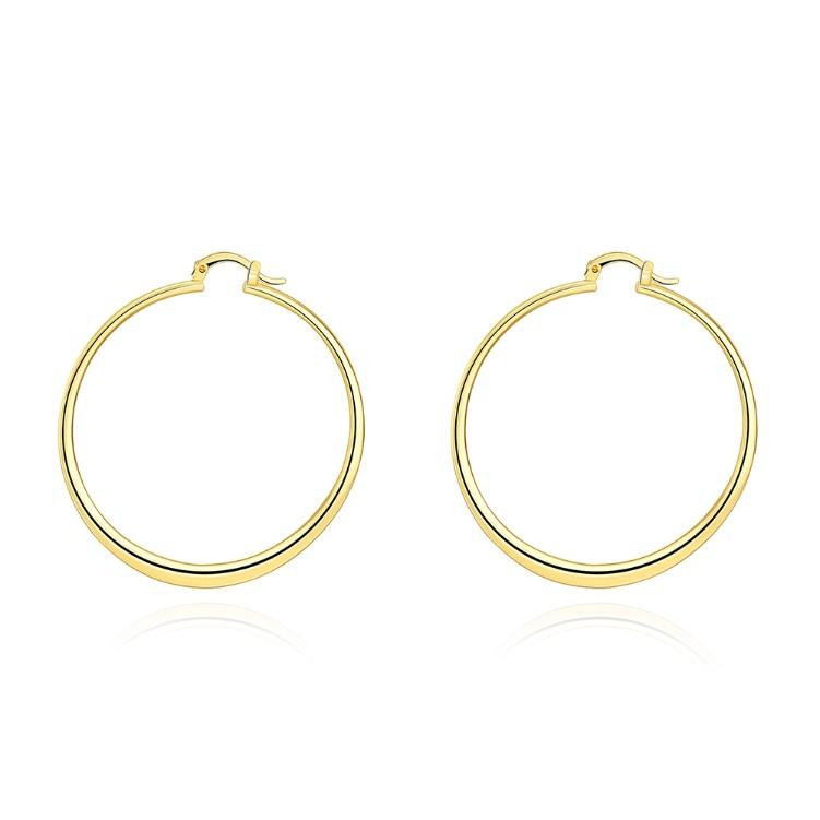 60mm 18K Gold Plated Hoop Earrings, Earring, ALILY , ALILY   jewelryjewelry deals, swarovski crystal jewelry, groupon jewelry,, jewelry for mom,