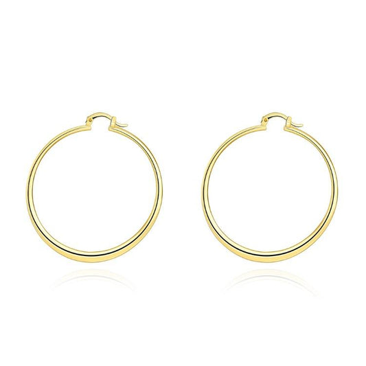 60mm 18K Gold Plated Hoop Earrings, Earring, ALILY , ALILY   jewelryjewelry deals, swarovski crystal jewelry, groupon jewelry,, jewelry for mom,