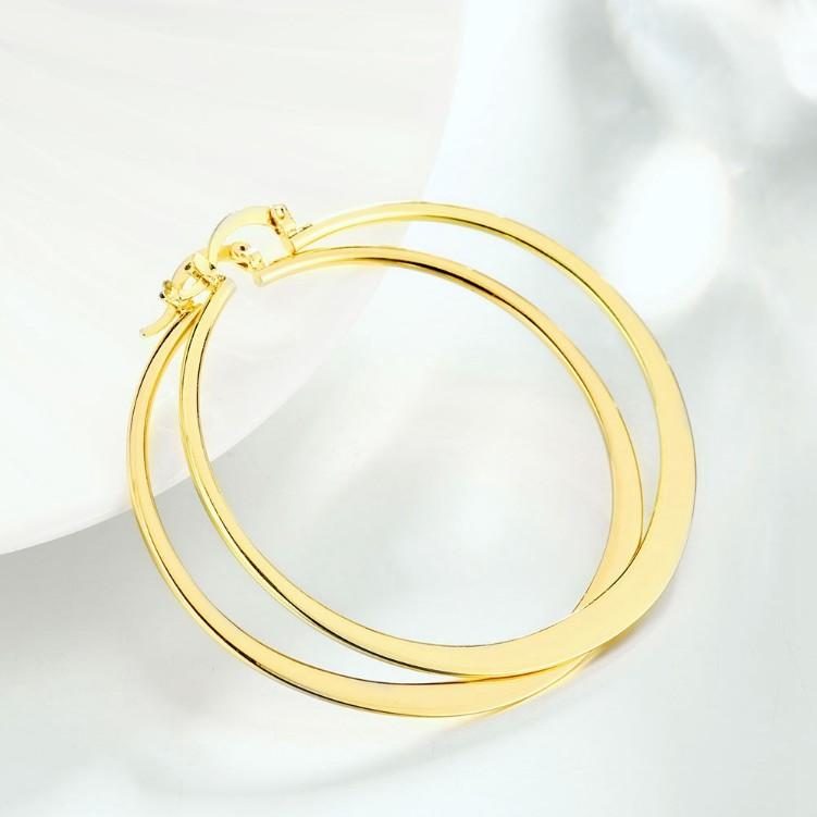 60mm 18K Gold Plated Hoop Earrings, Earring, ALILY , ALILY   jewelryjewelry deals, swarovski crystal jewelry, groupon jewelry,, jewelry for mom,
