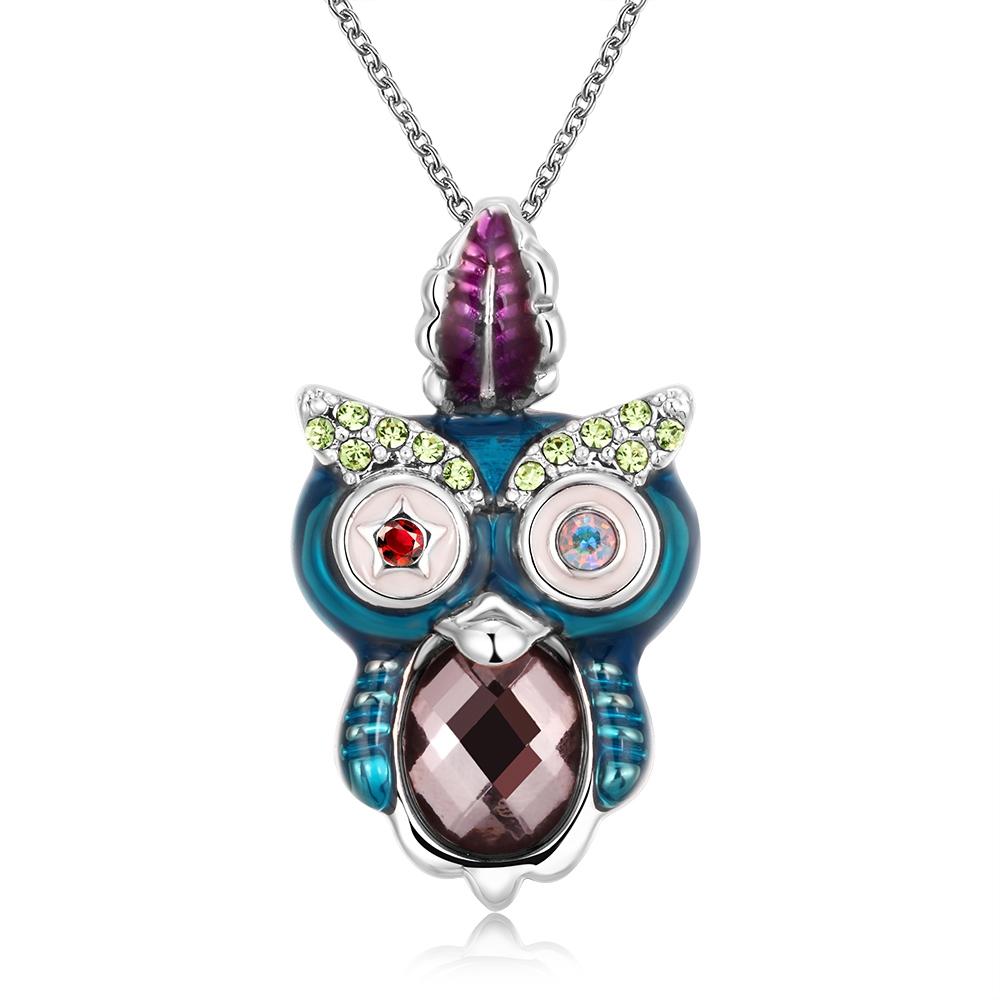 Elements Owl Pendant Necklace