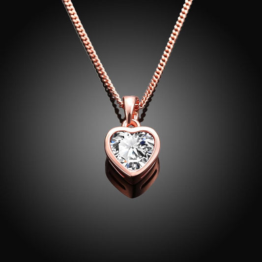 Classic Heart Shaped Swarovski Elements Necklace, Necklaces, ALILY , ALILY   jewelryjewelry deals, swarovski crystal jewelry, groupon jewelry,, jewelry for mom, 