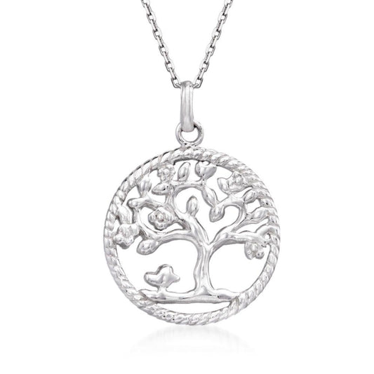 Classic Essential Tree Of Life Circular Pendant Necklace in 14K Gold Plating (Options Available), , ALILY , ALILY   jewelryjewelry deals, swarovski crystal jewelry, groupon jewelry,, jewelry for mom,