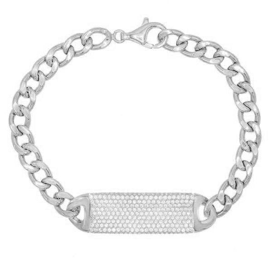 14K Gold Plated Swarovski Elements Bar Fun Bracelet - Three Options Available, , ALILY , ALILY   jewelryjewelry deals, swarovski crystal jewelry, groupon jewelry,, jewelry for mom,