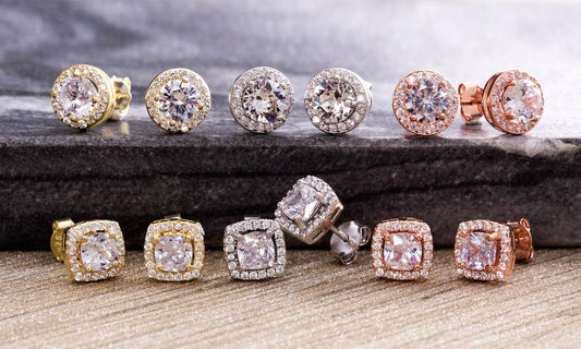 3.44 CTTW Halo Stud Earrings with Swarovski Elements, , ALILY , ALILY   jewelryjewelry deals, swarovski crystal jewelry, groupon jewelry,, jewelry for mom,