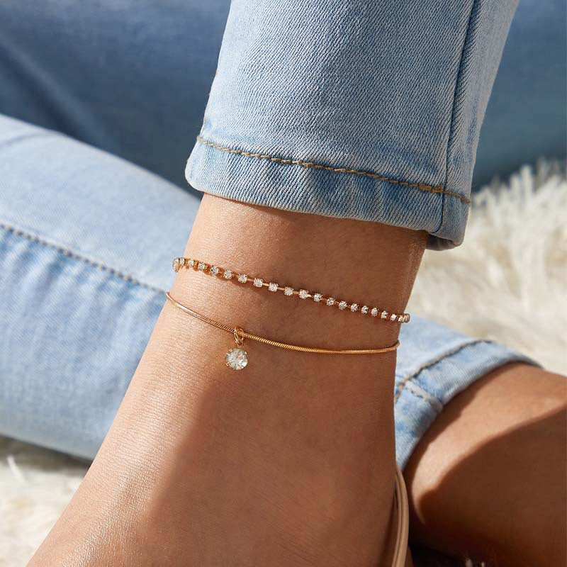Women's Summer Anklet in 18K Gold Plated 18+ Styles Available to Chose From