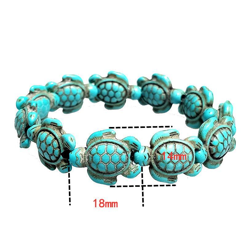 Save the Turtles Stretch Bracelet - 2 Colors   - ALILY
