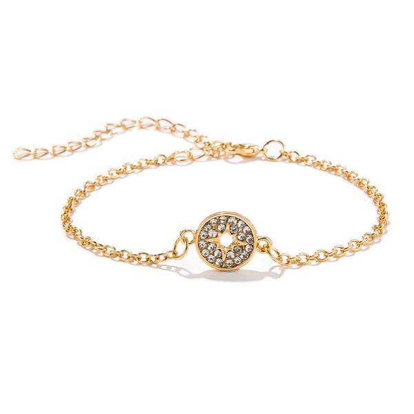 5 Piece Pink Crystal Celestial Bracelet Set   - ALILY