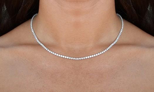 Tennis Necklace Made with Swarovski Elements - ALILY  www..com fashion jewelry for women