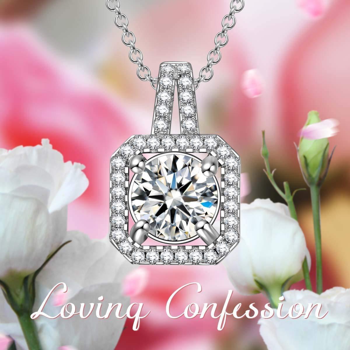 LOVING Confession- Pave All Around Necklace   - ALILY