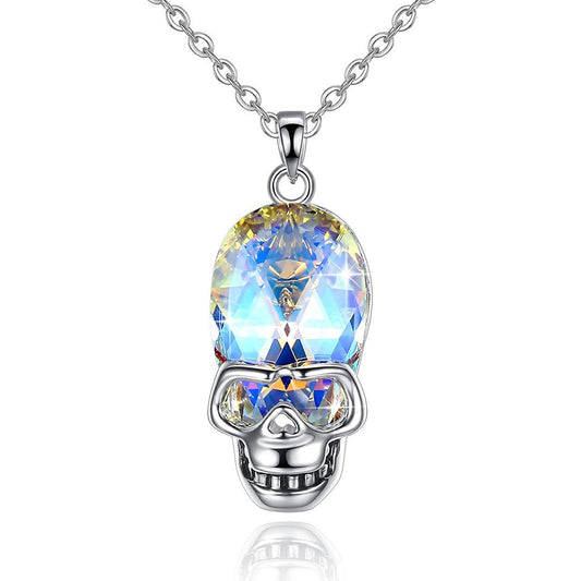 Aurora Borilles Skull Necklace   - ALILY